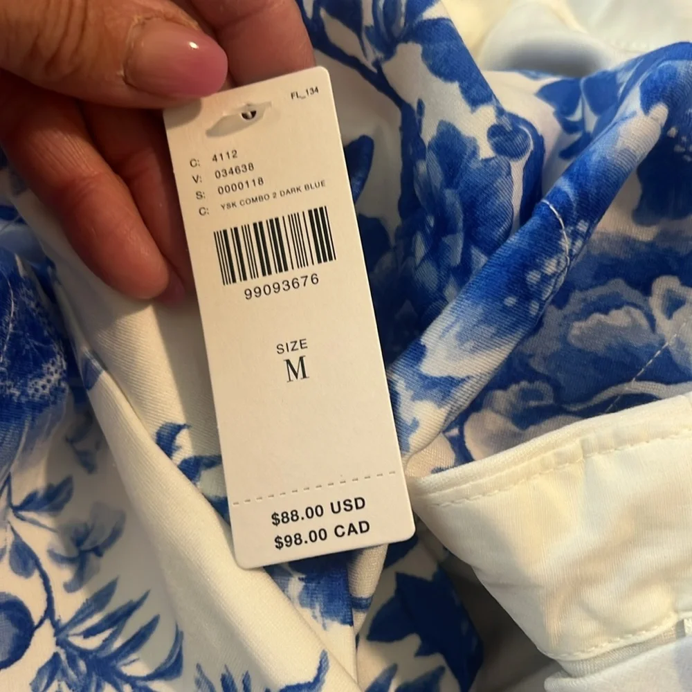 Maeve Square-Neck Peplum Tank Top - Picture 3 of 6